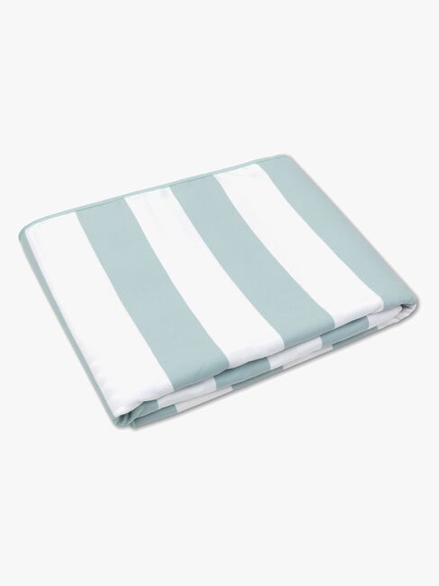 Swim Essentials Luxe Strandhåndkle, Green White Cheers