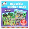 Galt Klistremerkebok Gjenbrukbar Bondegård