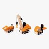 Plan Toys Anleggsmaskiner 3 Stk