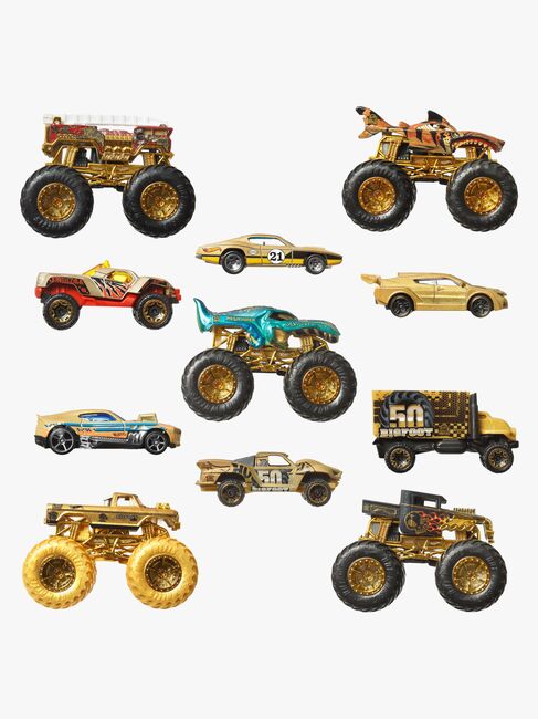 Hot Wheels Monster Trucks Bigfoot Trophy Champions Multipakke