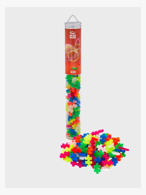 Plus-Plus Byggesett med Bunnplate & Tube Mix, 4x100 Deler