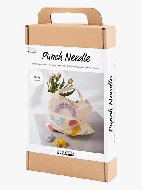 Creativ Company Hobbysett Broderi Tøyveske med Pastellfarger