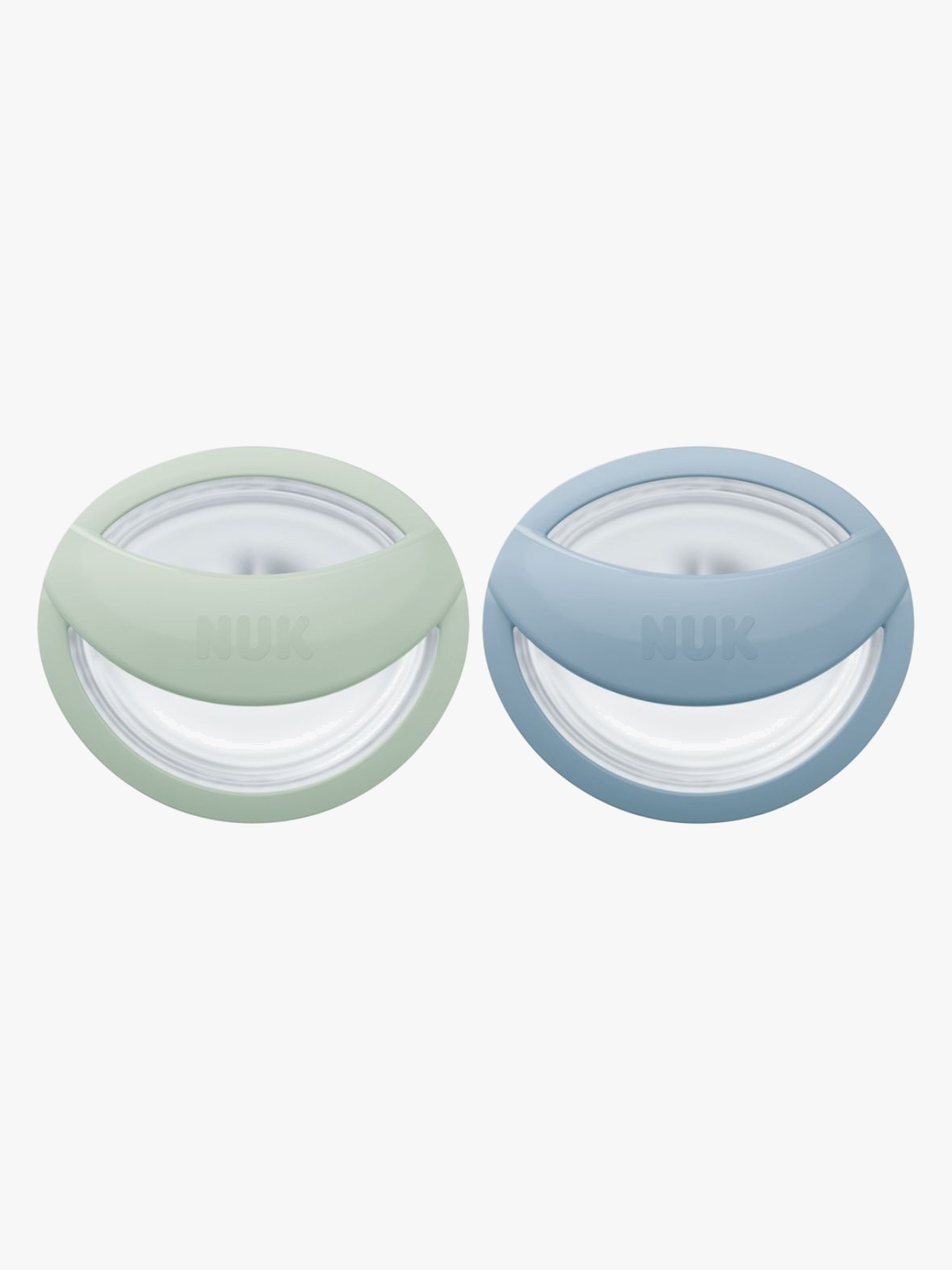 NUK Perfect Match Smokk 2-Pakk Str 1, Green/Blue - Smokker - Silikon