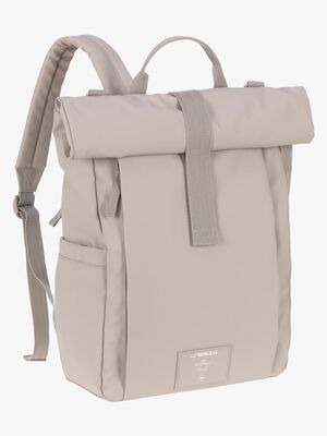 Lässig Rolltop Stelleveske Ryggsekk, Taupe