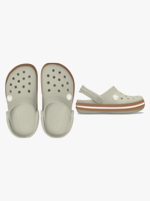 Crocs Crocband Gum Tøfler, Summit White