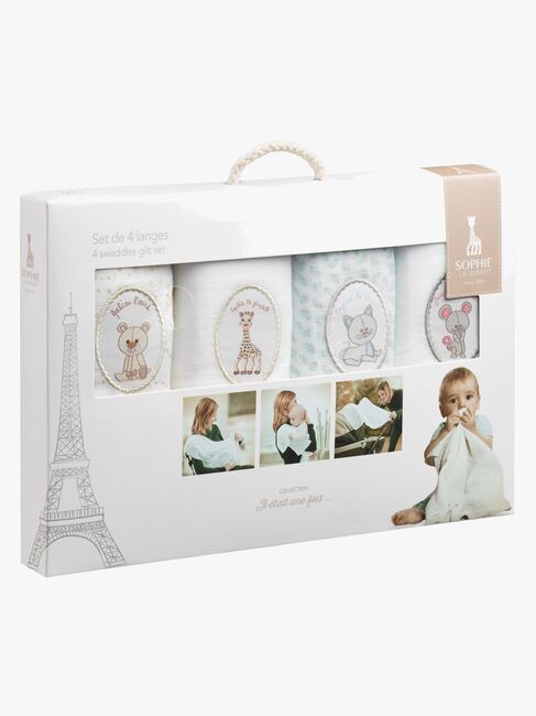 Sophie the Giraffe Musselinteppe 4-pack 