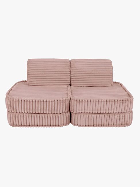 MeowBaby Churros Sofa Basic, Ruby Chocolate Pink