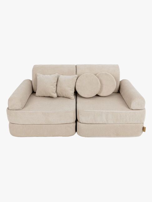 Meowbaby Play Pocket  Byggbar Sofa, Ecru