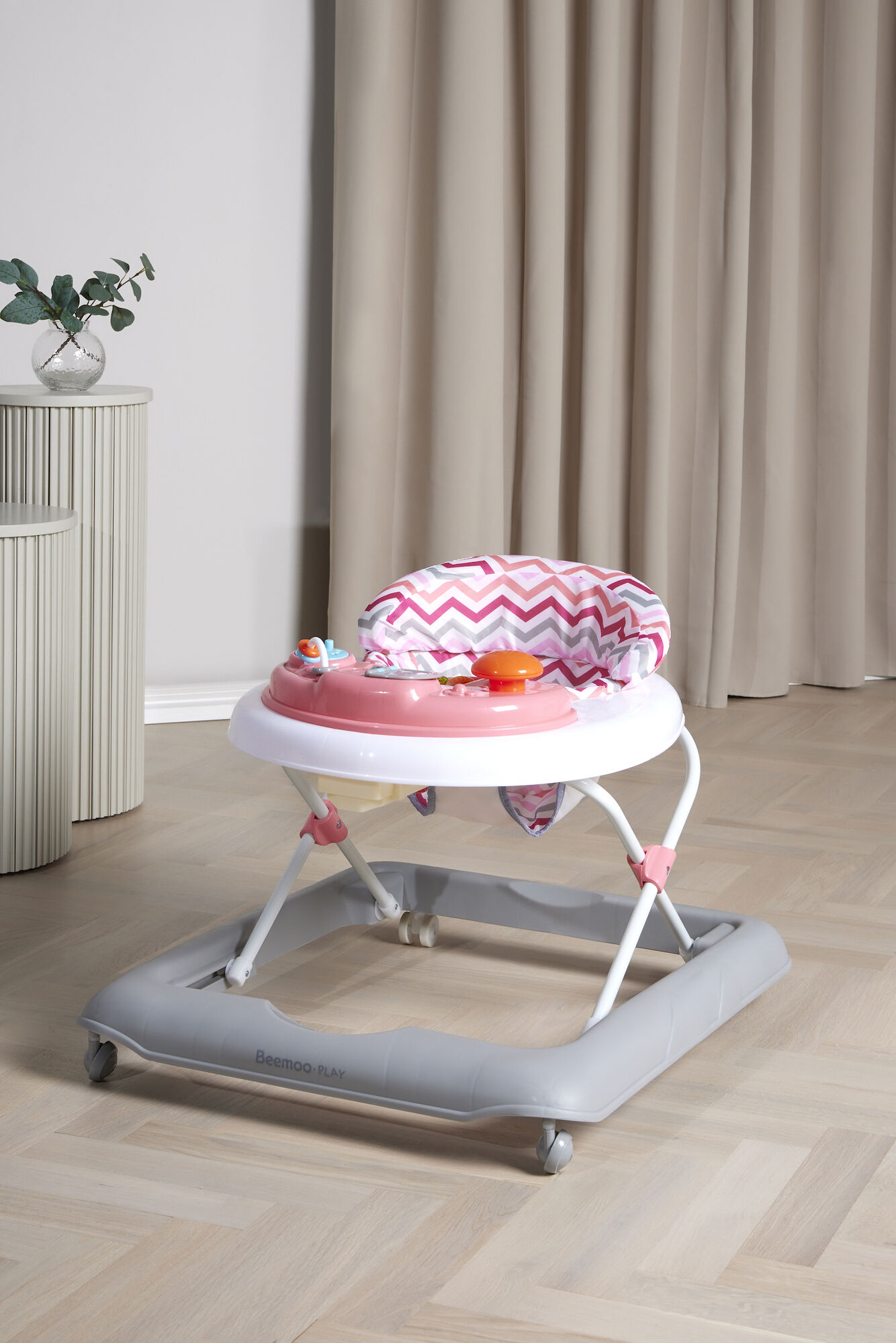 Beemoo PLAY Walk Gåstol, Dawn Pink - Gåstoler