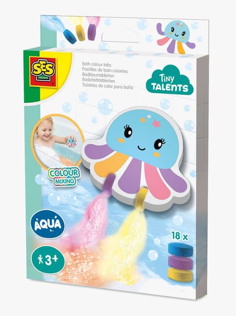 SES Creative Badeleke Blekksprut med Badefarger