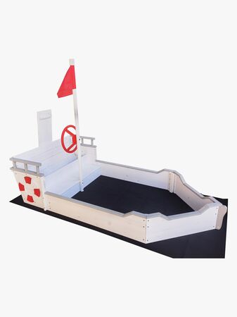 Woodlii Sandkasse i Tre Båt, Hvit