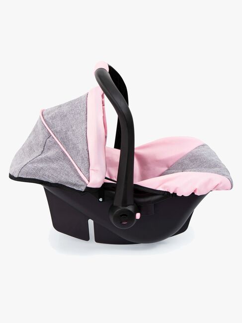 Bayer Design Bilstol med Kalesje til Dukke, Grå