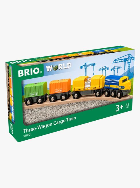 BRIO 33982 Godstog med Tre Vogner 