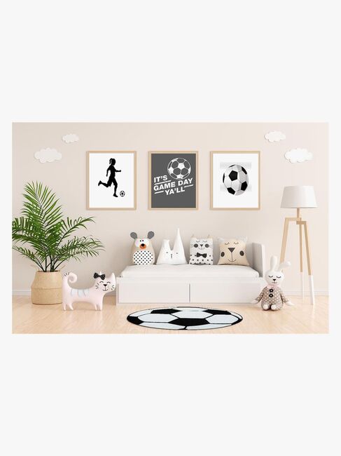 KMCarpets Gulvteppe Play Fotball Rundt 133