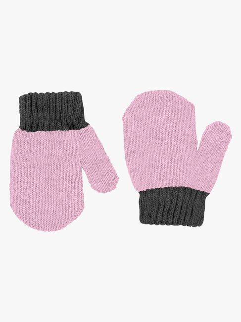 Lindberg Sundsvall Wool Glove Votter 2-pack, Pink/Anthracite