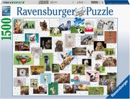 Ravensburger Puslespill Collage med Morsomme Dyr 1500 Brikker