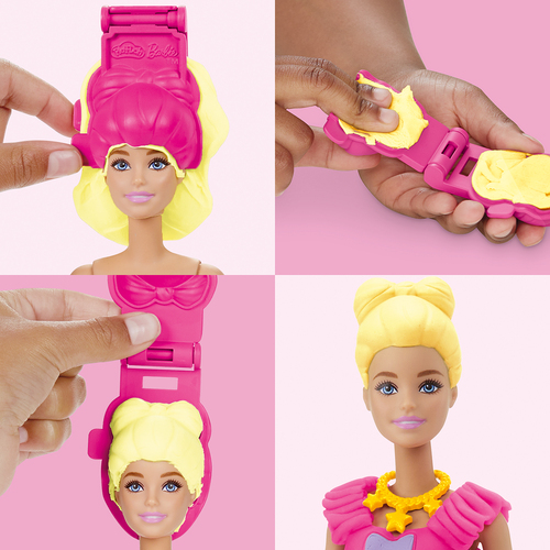 Play-Doh Barbie Modelleire med Dukke Volanger & Sløyfer