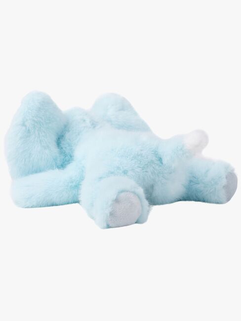 Teddykompaniet Kosedyr Liggende Elefant 34 cm, Lyseblå