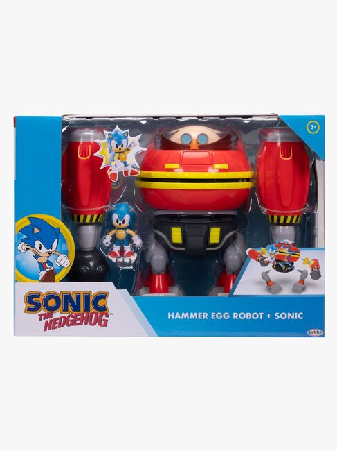 Sonic The Hedgehog Lekesett med Egg Hammer Robot