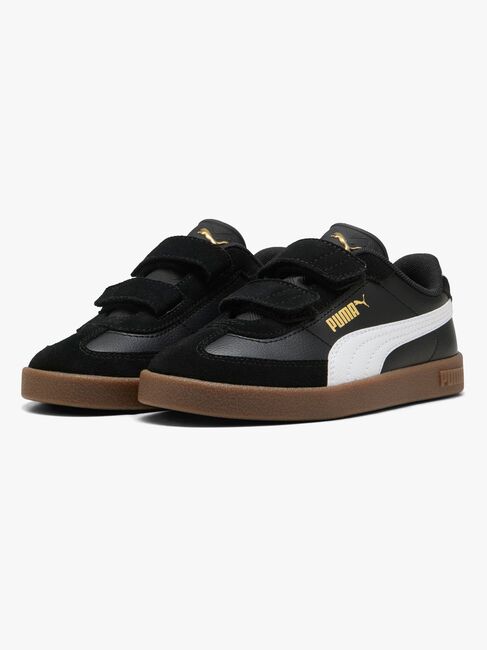 Puma Club II Era V PS Sneakers, Black/White