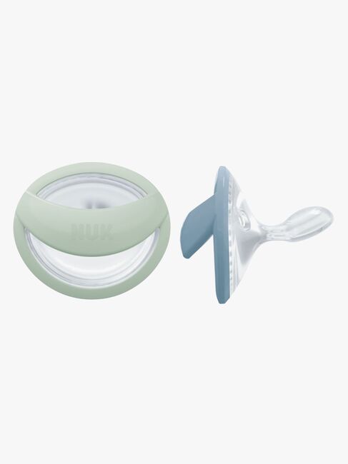 NUK Perfect Match Smokk 2-Pakk Str 1, Green/Blue