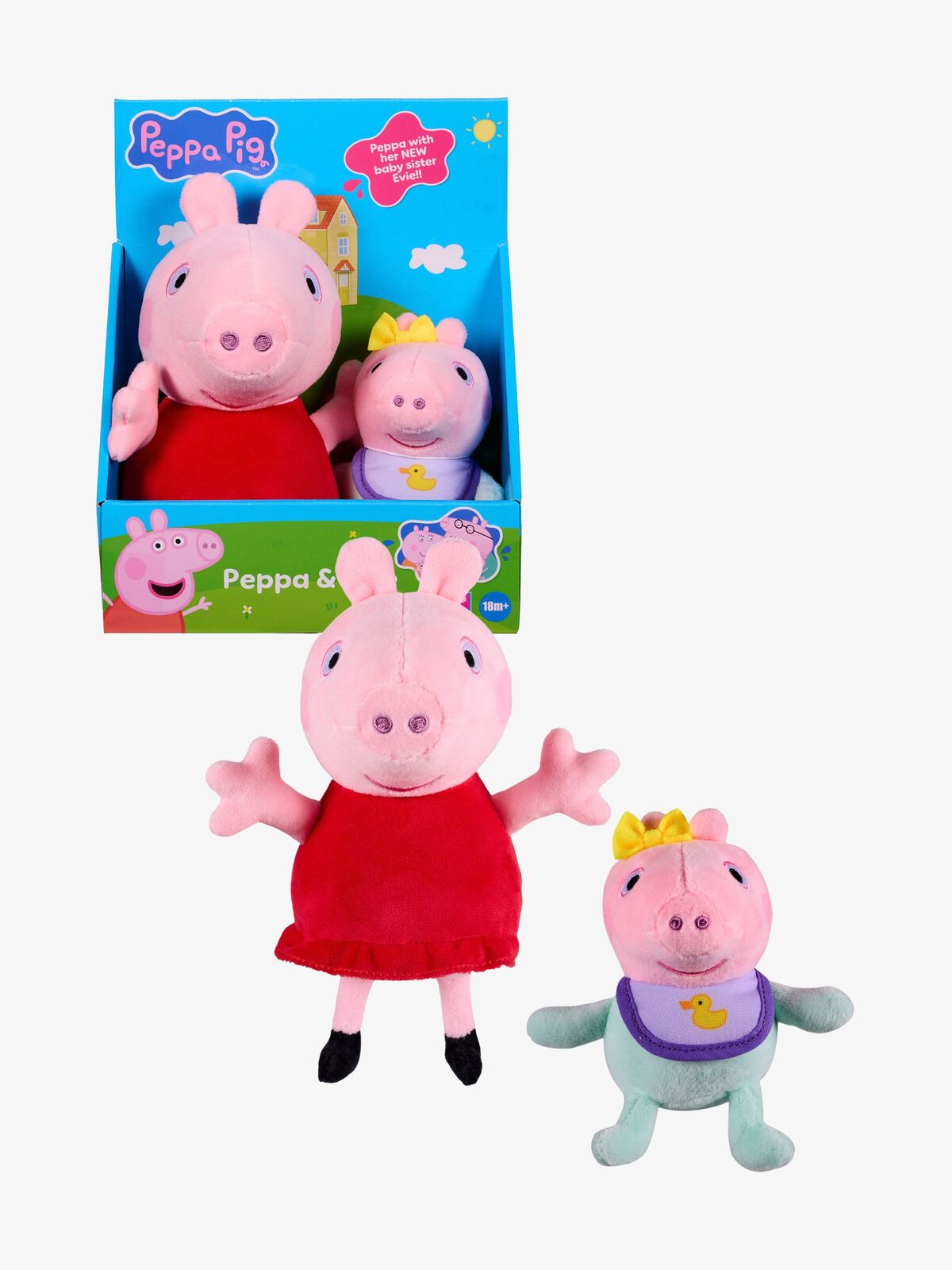 Peppa Gris Kosedyr 2-Pakk