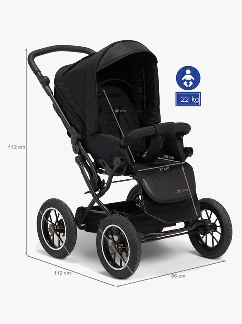 Petite Chérie Solide+ Kombivogn, Desert Taupe/Black