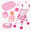 Bayer Design Dukkevogn Buggy Sett med Dukke, Pink