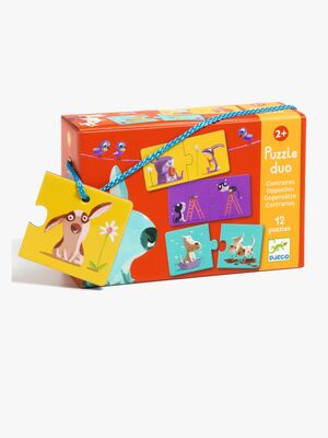 Djeco Puslespill Opposites 24 Brikker