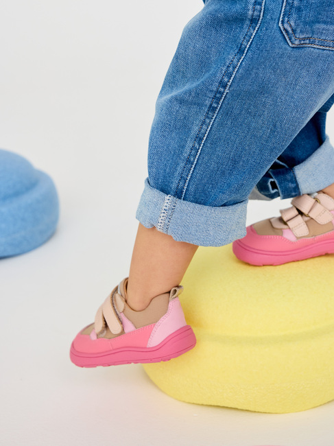 Bisgaard Elroy Barefoot Sneakers, Pink