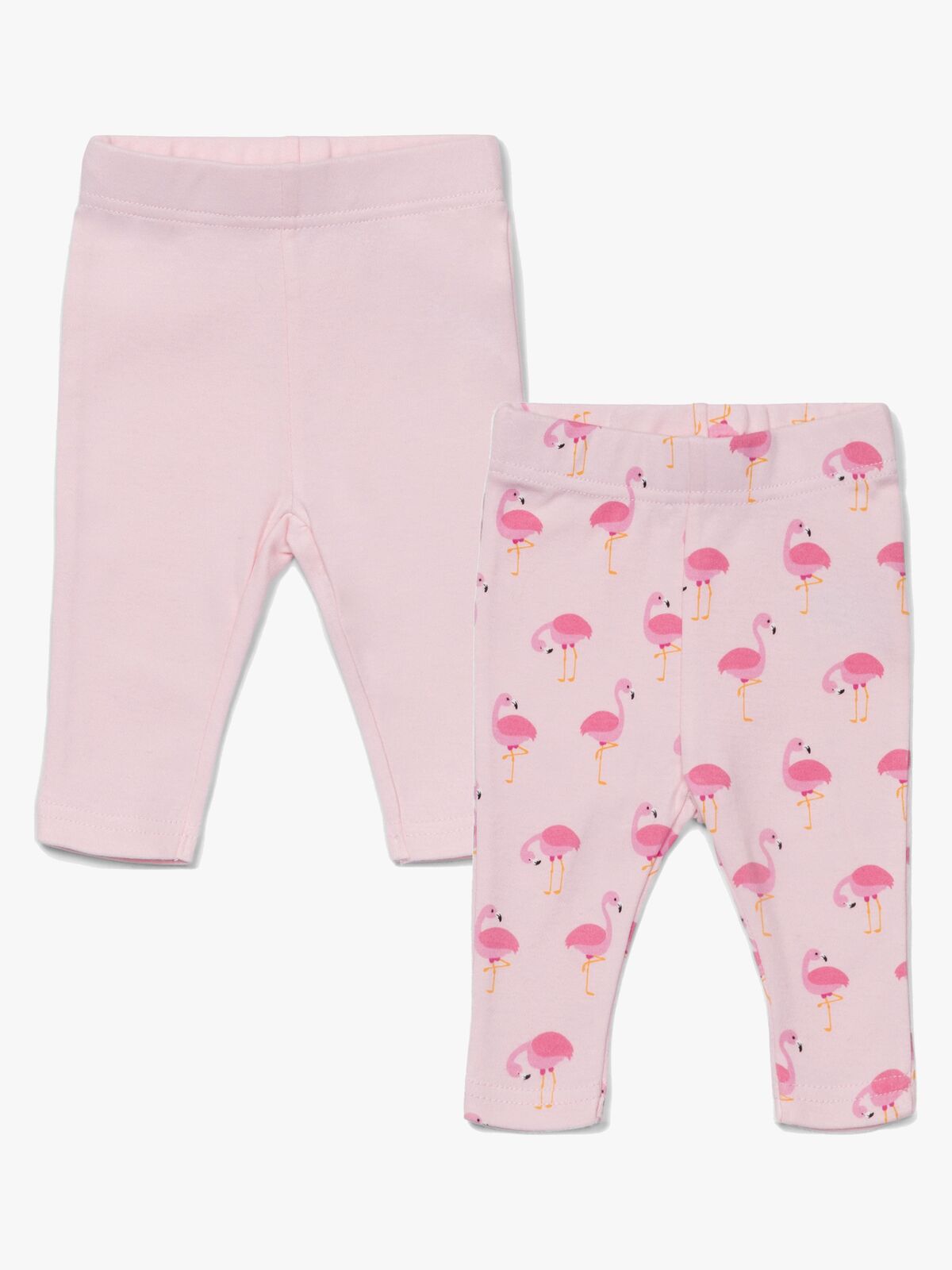 Tiny Treasure Lexi Leggings 2-Pack, Pink/Flamingo