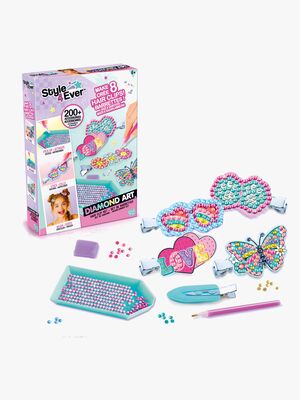 Style 4 Ever Hobbysett Hårklyper Diamantkunst