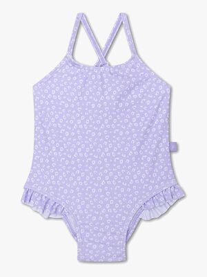 Swim Essentials Badedrakt, Lilla Leopard