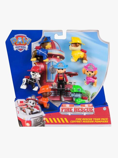 Paw Patrol Brannredning Figursett 7-Pakk