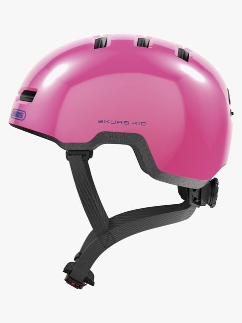 ABUS Skurb Kid Hjelm, Shiny Pink