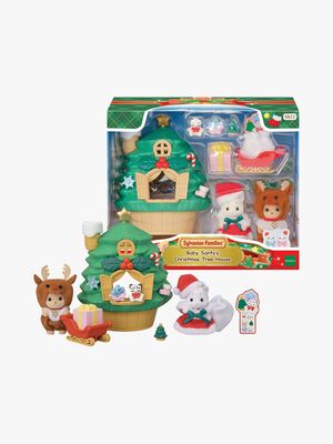 Sylvanian Families Lekesett Julenissens Trehus