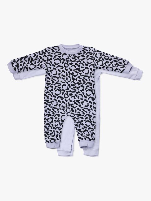 Tiny Treasure Maxime Jumpsuit  2-Pack, Purple