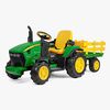 Peg Perego John Deere Eltraktor med Tilhenger