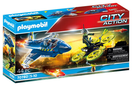 Playmobil 70780 City Action Politijet Med Drone
