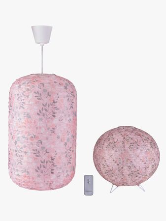 Lilou Lilou Tak- og Bordlampe Bird Garden, Rosa