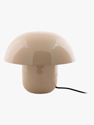 PresentTime Fat Mushroom Bordlampe, Soft Brown