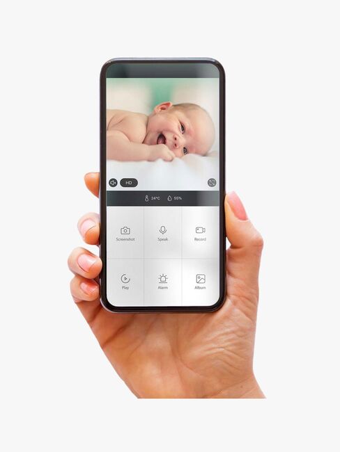 Alecto SMARTBABY10BE Babycall, White/Anthracite