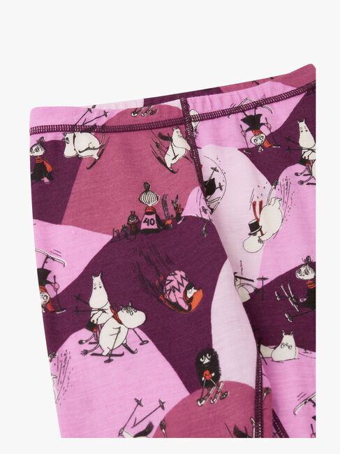 Reima Mummitrollet Trivsam Superundertøy Ullblanding, Rose Pink