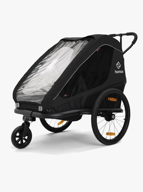 Hamax Traveller Sykkelvogn, Black/Black