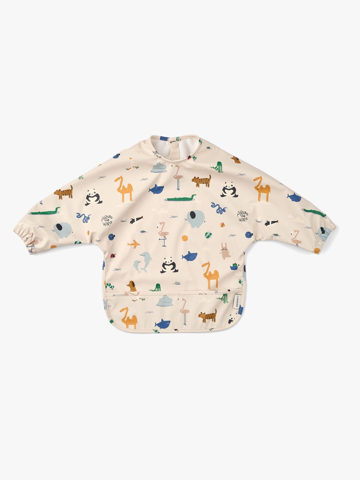 LIEWOOD Merle Cape Smekke med Trykk, Around the world/Sandy