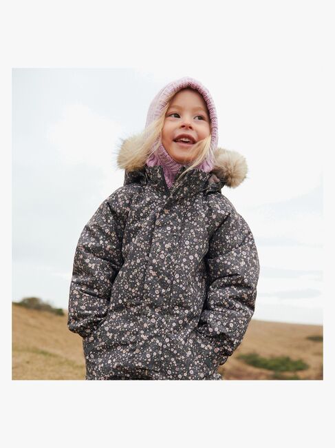 Wheat Moe Vinterdress, Black Sea Open Flowers