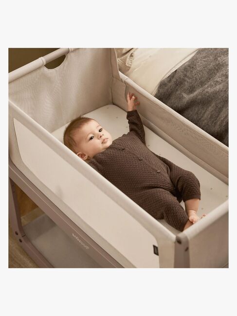 Snüz SnuzPod 5 Bedside Crib, Mocha
