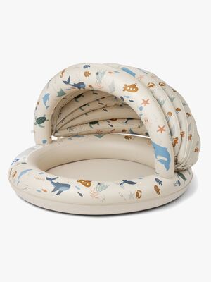LIEWOOD Hadleia Printed Plaskebasseng med Solkalesje, Sea Creature/Sandy