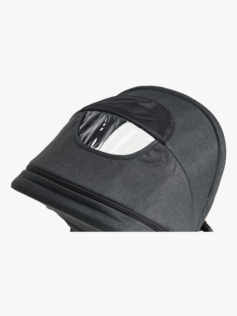 Beemoo Maxi 4 Twin Søskenvogn inkl. Søskensete, Black/Black