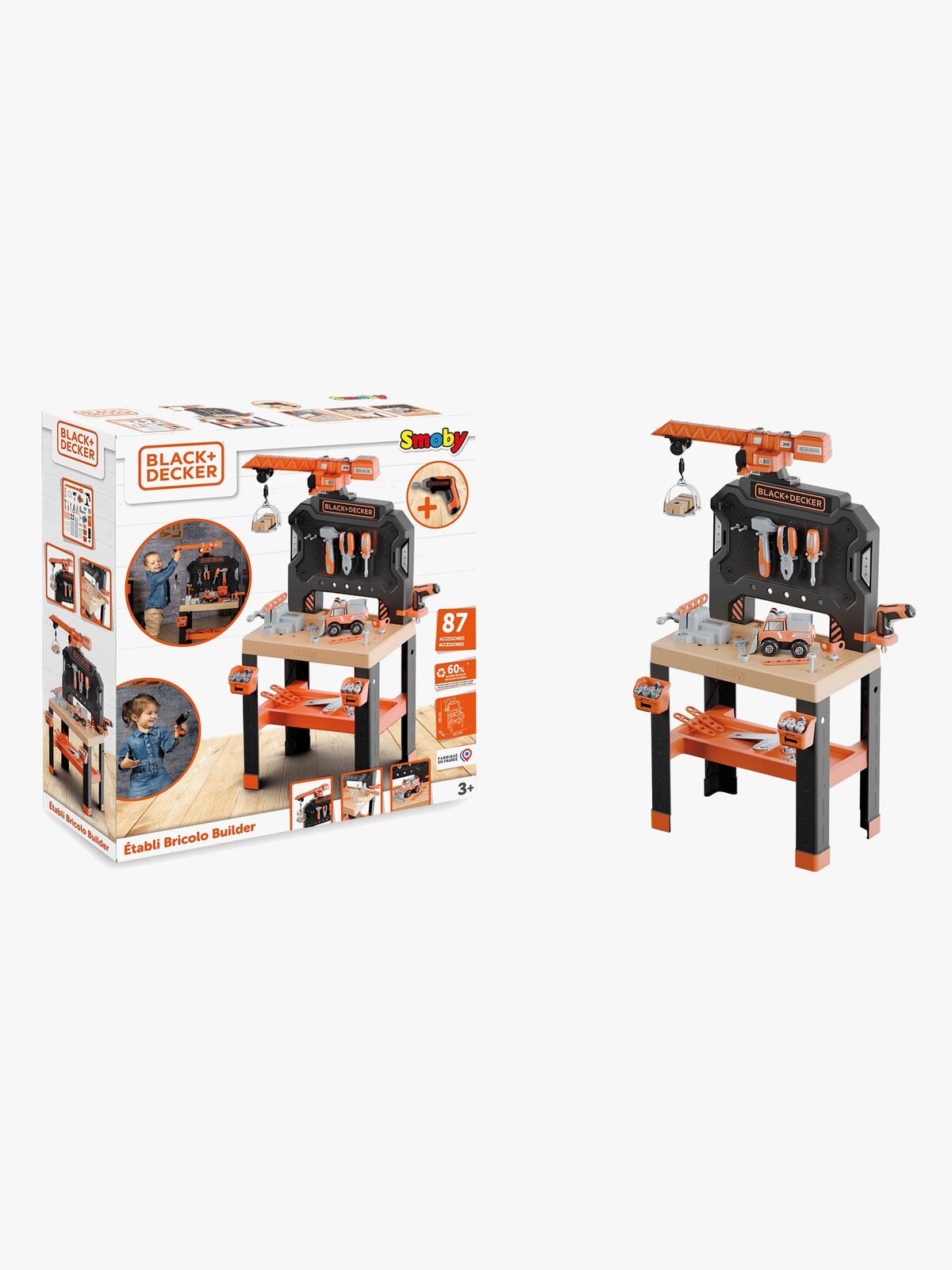 BLACK+DECKER Bricolo Verktøybenk Bygg